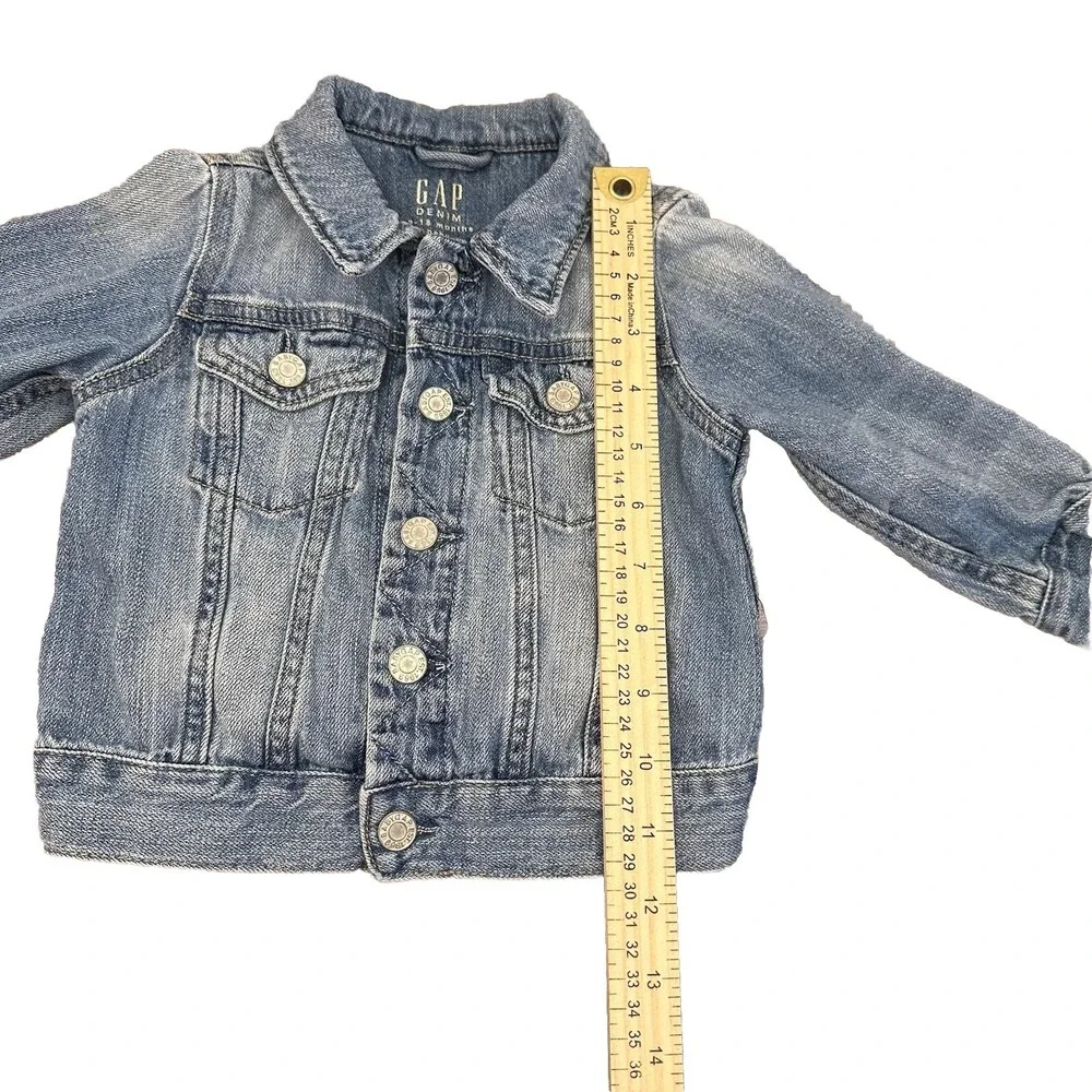 Baby GAP Denim Jacket Toddler Light Wash Classic Jean Jacket